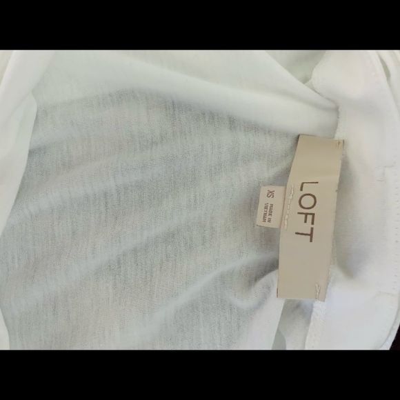 Women’s Sz XS Loft Short Sleeve Shirt Top - Picture 4 of 4
